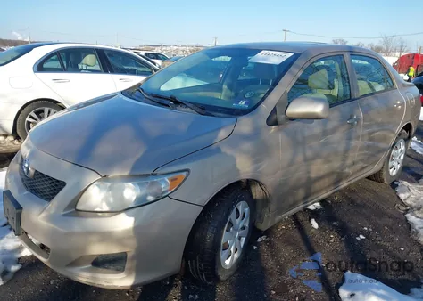 2009 Toyota Corolla Le из США, поврежденный, VIN 2T1BU40E99C050981